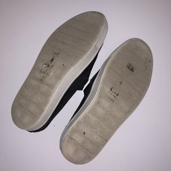 Vince Black Suede Slip-On Sneakers - Picture 5 of 6